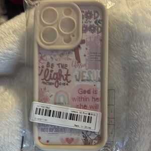 Pastel Floral Clear Phone Case with Raised Edges
